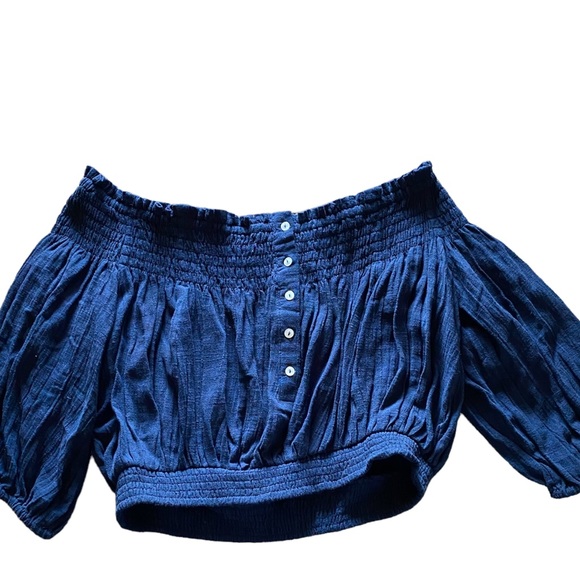 Free People Dancing Till Dawn off-shoulder top - Picture 2 of 4